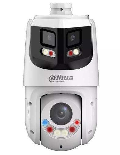 Commercial dual-lens PTZ CCTV security camera